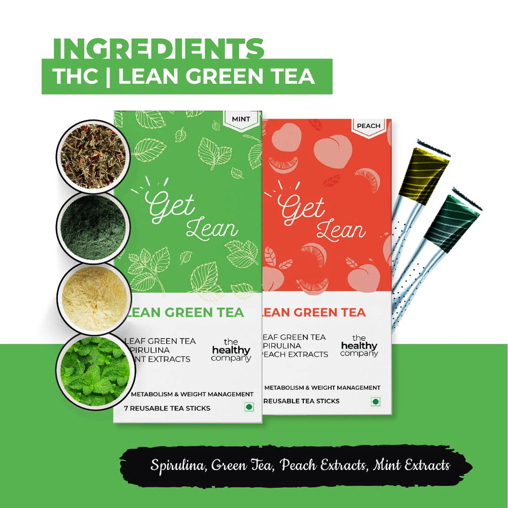 LEAN Green Tea Plan - Mint & Peach Flavour